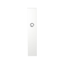 GPF8100.65R long backplate rectangular blind right handed white