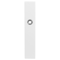 GPF8100.65R long backplate rectangular 55PZ right handed white