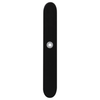 GPF8100.70L long backplate XL rounded 55PZ left handed black