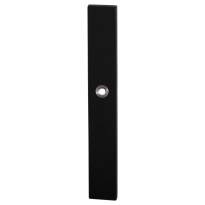 GPF8100.75L long backplate XL rectangular 72PZ left handed black