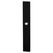 GPF8100.75L long backplate XL rectangular 92PZ left handed black