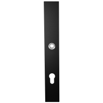 GPF8100.75R long backplate XL rectangular 85PZ right handed black