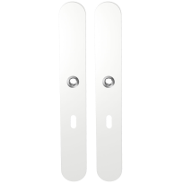 GPF8100.80 long backplate XL rounded lock 56 white