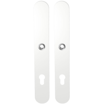 GPF8100.80 long backplate XL rounded 85PZ white