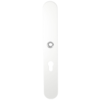 GPF8100.80R long backplate XL rounded 55PZ right handed white
