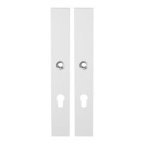 GPF8100.85 long backplate XL rectangular 72PZ white