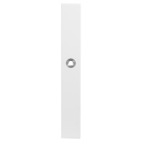 GPF8100.85L long backplate XL rectangular left handed white