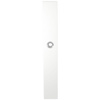 GPF8100.85R long backplate XL rectangular right handed white