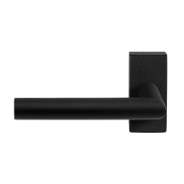 GPF8210.61-01L Toi door handle on rose pointing left 70x32x10mm