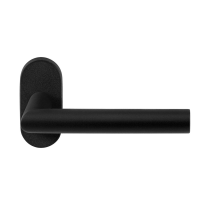 GPF8210.61-04R Toi door handle on rose pointing right 70x32x10mm