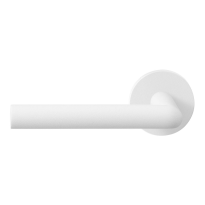 GPF8212.62-00L/R Toi door handle on rose pointing left/ right 50x8mm