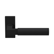 GPF8213.61-01R Kuri door handle on rose pointing right 70x32x10mm