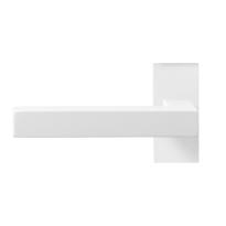 GPF8218.62-01L Zaki+ door handle on rose pointing left, 70x32x10mm