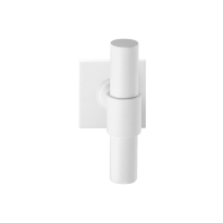 GPF8243.62-02L Hipi Deux+ cross handle on rose pointing left, 50x50x8mm
