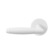 GPF8267.00L/R Ika door handle on rose pointing left/ right 50x8mm