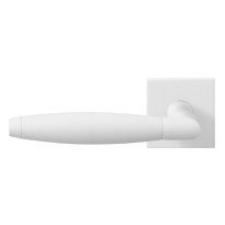 GPF8268.02L Ika XL door handle on rose pointing left, 50x50x8mm