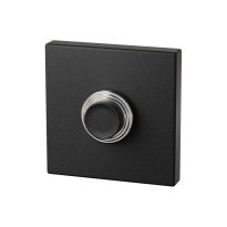 GPF8826.02 Doorbell square 50x50x8 mm black