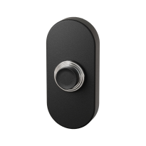 GPF8826.04 Doorbell oval 70x32x10 mm black
