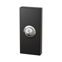 GPF8827.01 Doorbell rectangular 70x32x10mm black