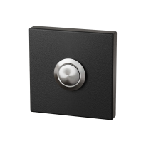 GPF8827.02 Doorbell square 50x50x8 mm black