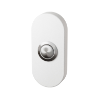 GPF8827.44 Doorbell oval 70x32x10 mm white