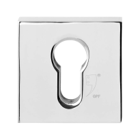 GPF9386.49 square security rose outside 54 mm SKG*** stainless steel polished