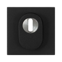 GPF9387.61 square security rose outside 54 mm SKG*** with cylinder pulling black