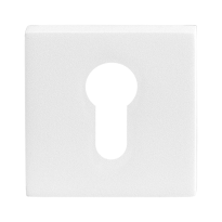 GPF9387.60 square security rose inside 54mm SKG*** with cylinder pulling white
