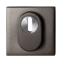 GPF9387.A1.O199 Dark blend square security rose outside with cylinder pulling protection