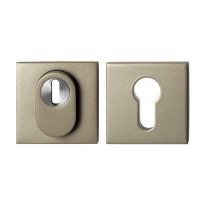 GPF9387.A4.S199 Champagne blend square security rose with cylinder pulling protection, 54 mm