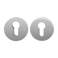 GPF9391.09 round security rose 54 mm SKG*** stainless steel brushed