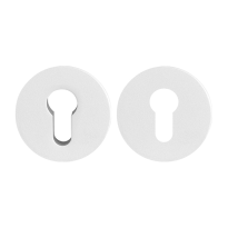 GPF9391.60 round security rose 54 mm SKG*** white