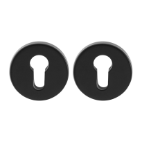 GPF9391.64 round security rose 54 mm SKG*** wrought iron black