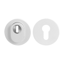 GPF9392.60 round security rose 54 mm SKG*** with cylinder pulling white