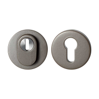GPF9392.A3.S199 Mocca blend round security rose with cylinder pulling protection, 54 mm