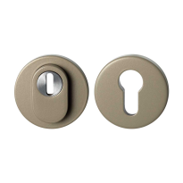 GPF9392.A4.S199 Champagne blend round security rose with cylinder pulling protection, 54 mm
