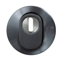 GPF9392.P1 round security rose outside 54 mm SKG*** with cylinder pulling anthracite