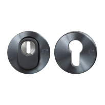 GPF9392.p1 round security rose 54 mm SKG*** with cylinder pulling pvd anthracite