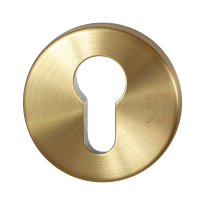 GPF9392.p4 round security rose inside 54 mm SKG*** with cylinder pulling pvd brass matt