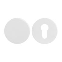 GPF9393.60 round security rose 54 mm SKG*** white