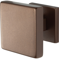 GPF9825.A2 Bronze blend square entrance knob 70x70 mm
