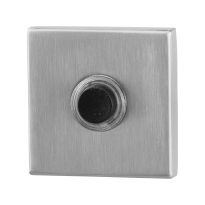GPF9826.02 Doorbell square 50x50x8 mm satin stainless steel