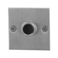 GPF9826.08 Doorbell square 50x50x2 mm satin stainless steel