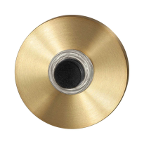 GPF9826.09P4 Doorbell round 50x8 mm PVD satin brass