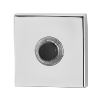 GPF9826.42 Doorbell square 50x50x8 mm polished stainless steel