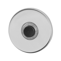 GPF9826.45 Doorbell round 50x6 mm polished stainless steel