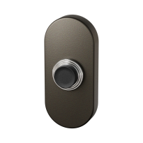 GPF9826.A1.1104 Oval doorbell 70x32x10 mm Dark blend