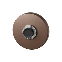GPF9826.A2.1100 Round doorbell 50x8 mm Bronze blend