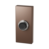 GPF9826.A2.1101 Rectangular doorbell 70x32x10 mm Bronze blend