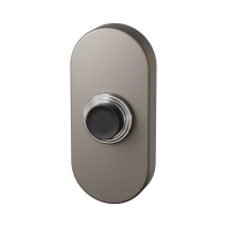 GPF9826.A3.1104 Oval doorbell 70x32x10 mm Mocca blend